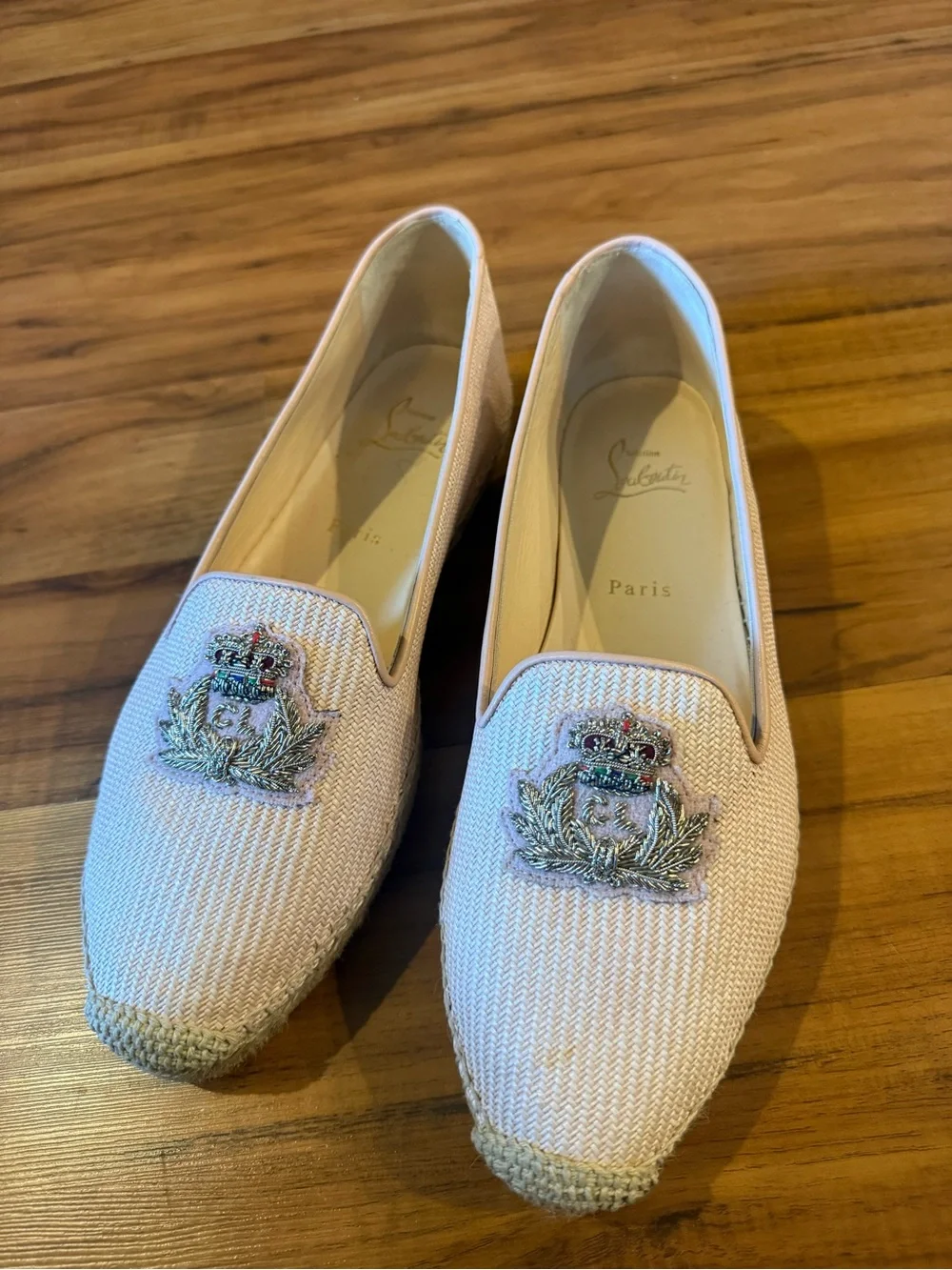 Christian Louboutin Women's Nanou Orlato Donna Espadrilles size 40
